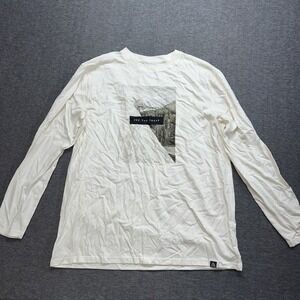 Alpine design men's long sleeve graphic T-shirt mountains see you there Medium